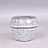 TONGI WHITE POT 12,5X10CM