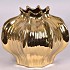 BLOM VASE SHINY GOLD 20X17CM