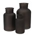 DRY GLASS BLACK MATT BOTTLE 10X20CM NM