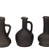 GLASS DRY BLACK MATT JUG  ASS P/1 10X15CM NM
