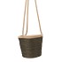 TRIPOLI  HANG BASKET ARMY GREEN  20X18CM