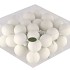 GLASS BALL WHITE SATIN 40MM P/36 NM