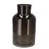 DRY GLASS BLACK CLEAR MILK BOTTLE 17X30CM NM