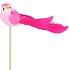 PICK BIRD ON STICK FUCHSIA P/1 11X4X50CM
