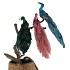 DECO SHINE BIRD PEACOCK MULTICOLOR 24CM ASS P/1