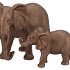 DECO ELEPHANT BRONZE 27X11X19CM