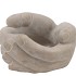 CONCRETE HANDS GREY 19X17X10CM NM