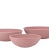 VINCI PINK BOWL LOW 30X9CM NM