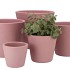 VINCI PINK CONTAINER POT 12X10CM NM