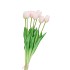 SILK TULIP 7X PINK 43CM NM