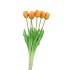 SILK TULIP 7X ORANGE 43CM NM