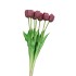 SILK TULIP 7X MAUVE 43CM NM