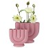 BUKAN PINK MAT 5-TUBE VAAS 21X9X20CM