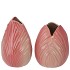 MENTON TULIP VASE DARK PINK 12X12X17CM ASS P/1