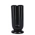 BUKAN BLACK MAT 2-TUBE VAAS 10X7X19CM