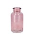 DRY GLASS BLUSH PINK MILK BOTTLE 10X20CM NM