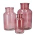 DRY GLASS BLUSH PINK MILK BOTTLE 10X20CM NM