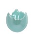 EASTER EGG PEARL BLUE POT 10X10CM