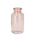 DRY GLASS PEACH  MILK BOTTLE 10X20CM NM