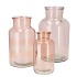 DRY GLASS PEACH  MILK BOTTLE 10X20CM NM