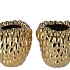 RASPBERRY VASE GOLD 30X30CM