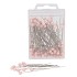 FLORISTRY PEARL PIN 60MM ROSE P/100 NM