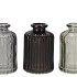 KARAKUM GREY GLASS BOTTLE 6X6X10CM NM