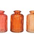 KARAKUM CORAL SUNSET GLASS BOTTLE 6X6X10CM