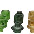 KARAKUM FOREST GREEN CANDLE H ASS