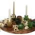 KARAKUM FOREST GREEN CANDLE H ASS