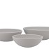 VINCI MATT GREY BOWL LOW 30X9CM