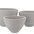 VINCI MATT GREY BOWL 27X18CM