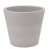 VINCI MATT GREY CONTAINER POT 21X19CM