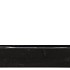 WOOD RECTANGLE BLACK 43X10X9CM