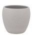 VINCI MATT GREY FLOWER POT 14X13CM