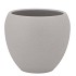 VINCI MATT GREY FLOWER POT 17X15CM