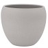 VINCI MATT GREY FLOWER POT 22X19CM