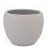 VINCI MATT GREY FLOWER POT 14X11CM