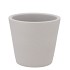VINCI MATT GREY CONTAINER POT 15X13CM NM