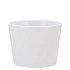 CERAMIC WHITE SHINY POT 11CM
