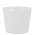 CERAMIC WHITE SHINY POT 13CM