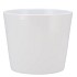 CERAMIC WHITE SHINY POT 15CM