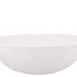 VINCI MATT WHITE BOWL LOW 20X7CM