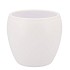 VINCI MATT WHITE FLOWER POT 14X13CM NM
