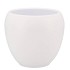 VINCI MATT WHITE FLOWER POT 17X15CM