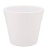 VINCI MATT WHITE CONTAINER POT 21X19CM