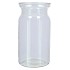 GLASS MILK BOTTLE ROCA CLEAR 16X30CM