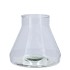GLASS MILK BOTTLE ROCA CLEAR 17X17CM NM