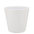 VINCI MATT WHITE CONTAINER POT 15X13CM