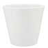 VINCI MATT WHITE CONTAINER POT 24X22CM